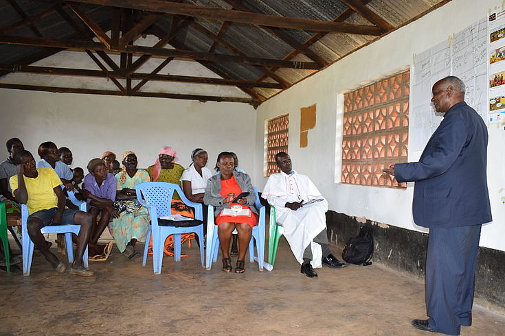 Participants listening keenly on workshop proceedings regarding voter education in Kisumu.
