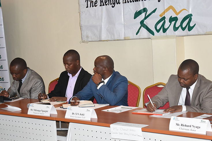 Panelists at the KARA forum